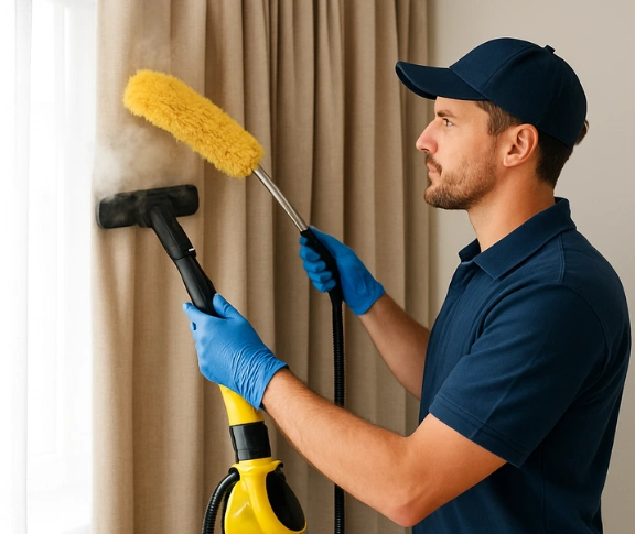 Trusted drapes cleaning technician Matty Curtain Cleaning lower-plenty-vic QLD