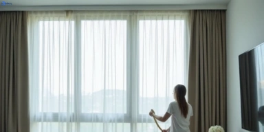 Delicate sheer drape cleaning lower-plenty-vic Matty Curtain Cleaning